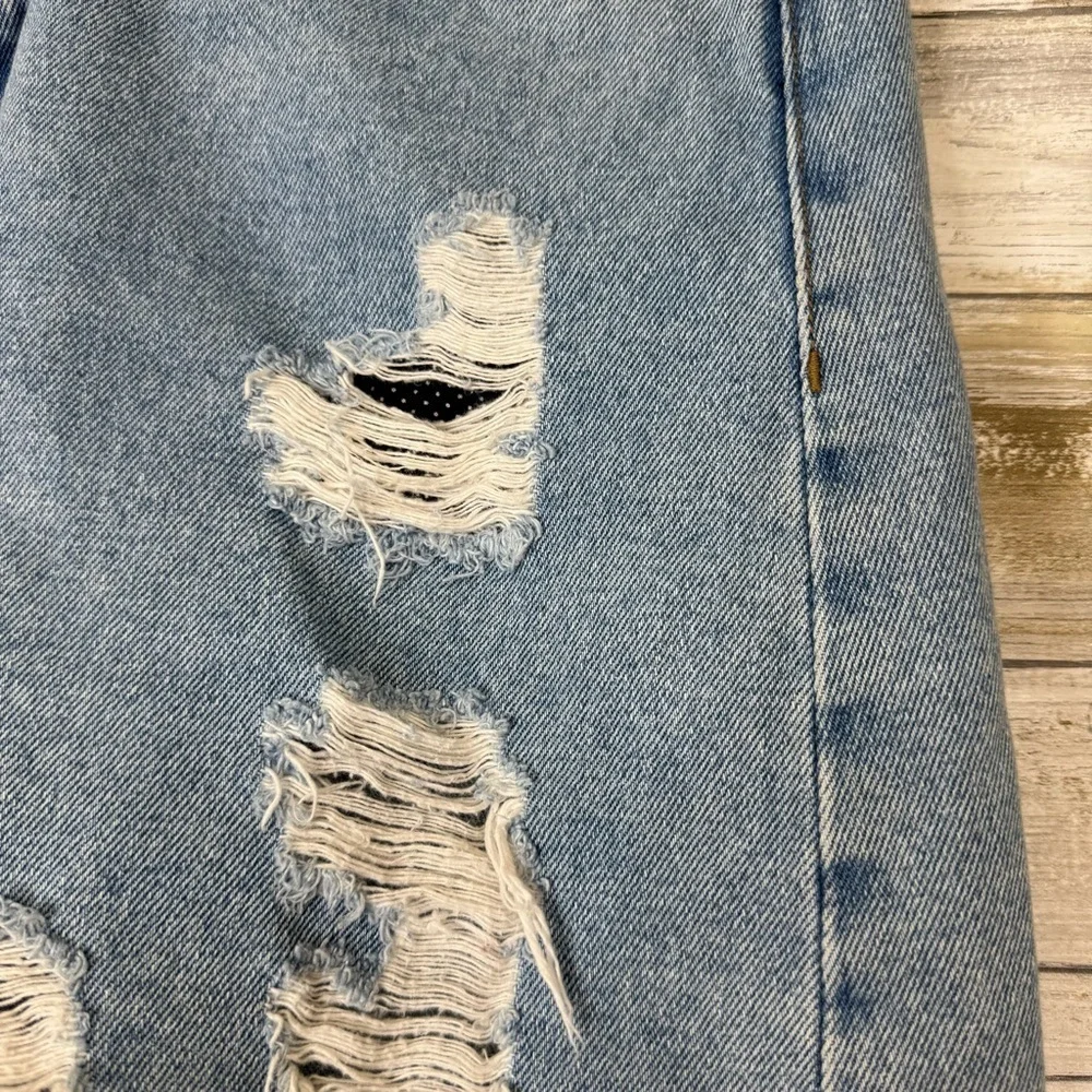 Cult of Individuality Women’s Distressed Crop Mini Jean Skirt size 30